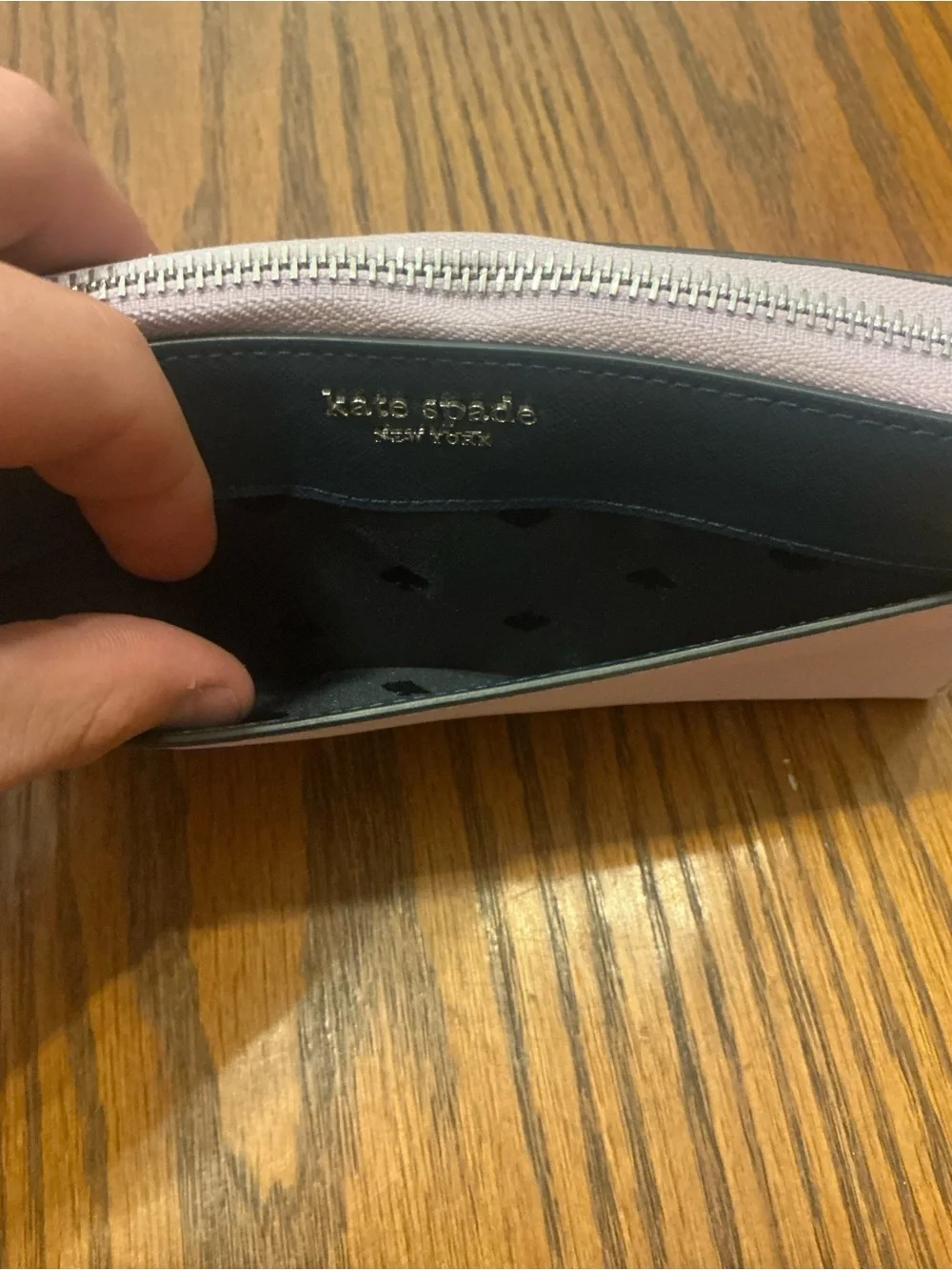 Kate Spade New York Cameron Lilac Saffiano Leather Brand New Without Tags Wallet